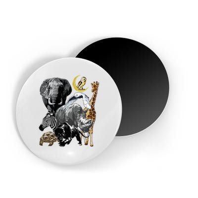 Zookeeper Jungle Animals Theme Safari Zoo Birthday Themed Magnet