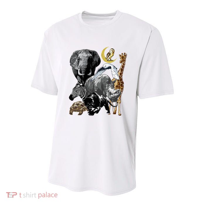 Zookeeper Jungle Animals Theme Safari Zoo Birthday Themed Youth Performance Sprint T-Shirt