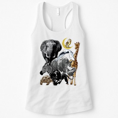 Zookeeper Jungle Animals Theme Safari Zoo Birthday Themed Womens Tank Top