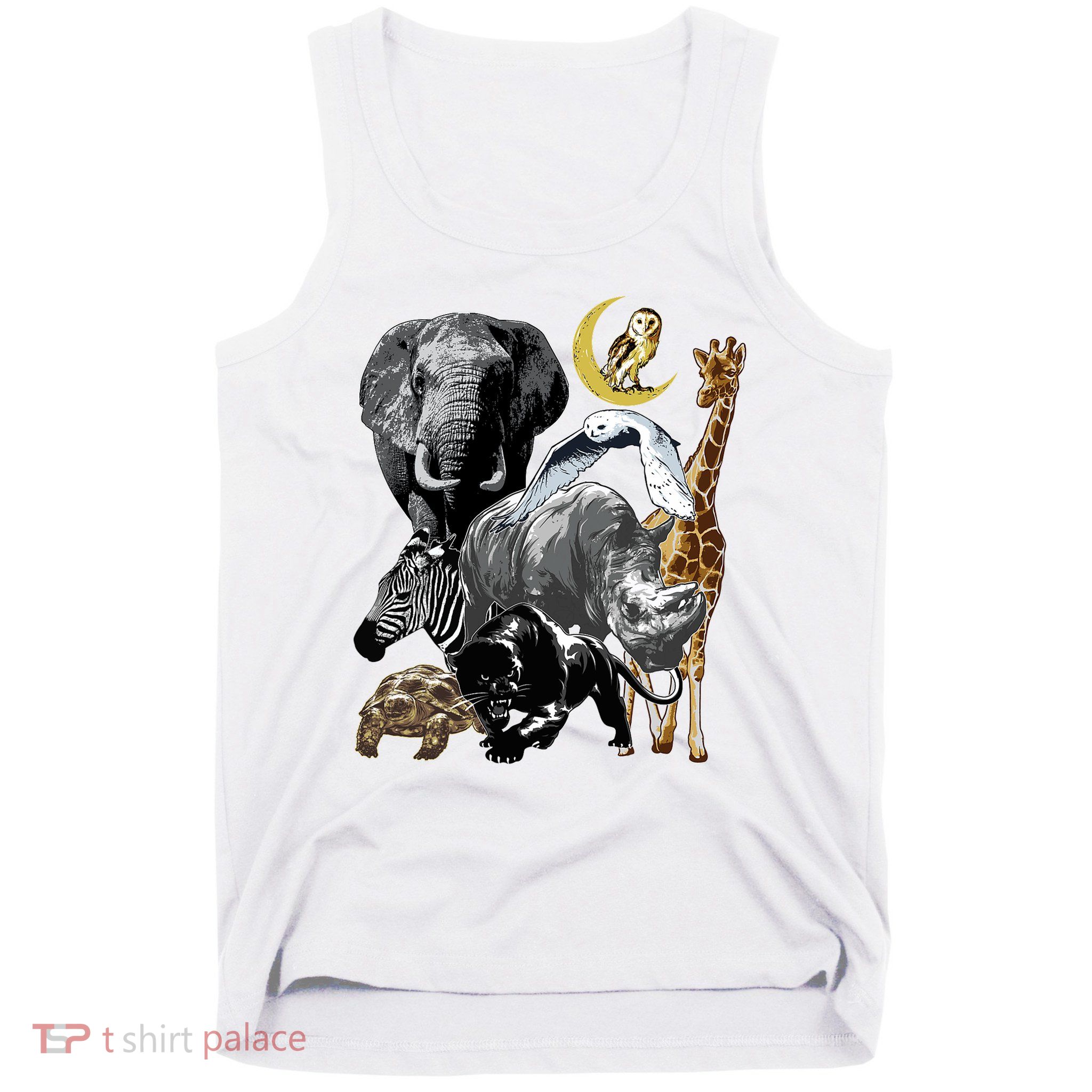 Zookeeper Jungle Animals Theme Safari Zoo Birthday Themed Tank Top