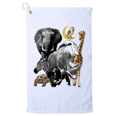 Zookeeper Jungle Animals Theme Safari Zoo Birthday Themed Golf Towel