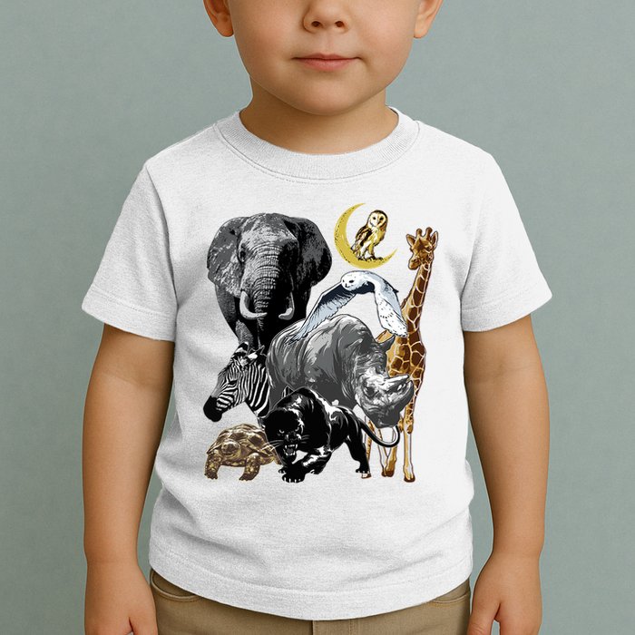 Zookeeper Jungle Animals Theme Safari Zoo Birthday Themed Toddler T-Shirt