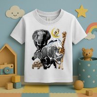 Zookeeper Jungle Animals Theme Safari Zoo Birthday Themed Toddler T-Shirt