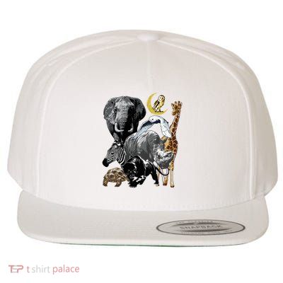 Zookeeper Jungle Animals Theme Safari Zoo Birthday Themed Wool Snapback Cap