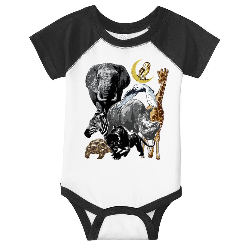 Zookeeper Jungle Animals Theme Safari Zoo Birthday Themed Infant Baby Jersey Bodysuit