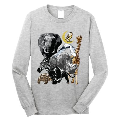 Zookeeper Jungle Animals Theme Safari Zoo Birthday Themed Long Sleeve Shirt