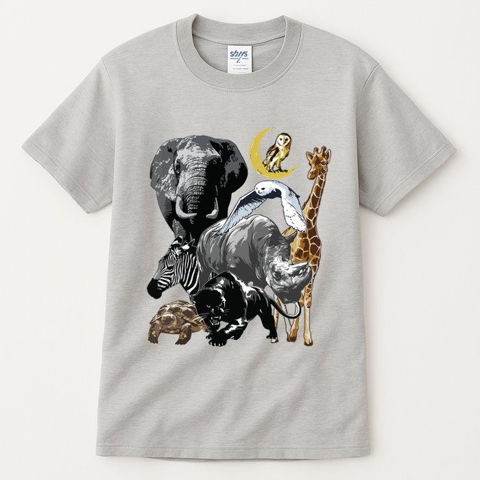 Zookeeper Jungle Animals Theme Safari Zoo Birthday Themed Tall T-Shirt