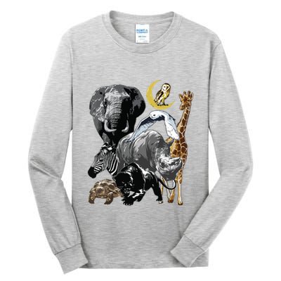 Zookeeper Jungle Animals Theme Safari Zoo Birthday Themed Tall Long Sleeve T-Shirt