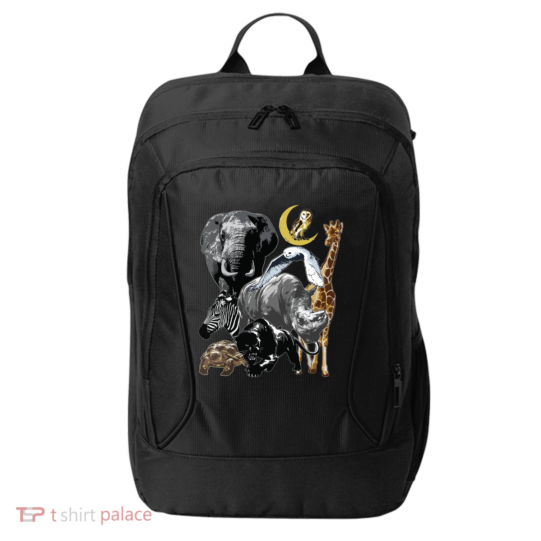 Zookeeper Jungle Animals Theme Safari Zoo Birthday Themed City Backpack