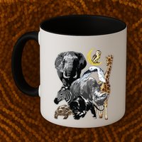 Zookeeper Jungle Animals Theme Safari Zoo Birthday Themed Mug