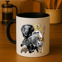 Zookeeper Jungle Animals Theme Safari Zoo Birthday Themed Mug