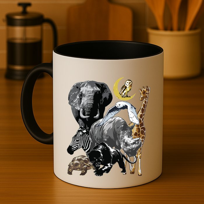Zookeeper Jungle Animals Theme Safari Zoo Birthday Themed Mug