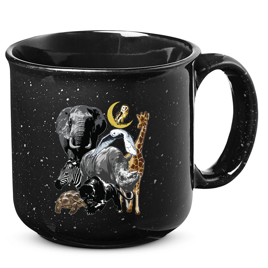 Zookeeper Jungle Animals Theme Safari Zoo Birthday Themed 15oz Campfire Ceramic Mug