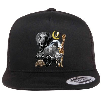 Zookeeper Jungle Animals Theme Safari Zoo Birthday Themed Flatbill Hat