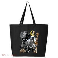 Zookeeper Jungle Animals Theme Safari Zoo Birthday Themed 25L Jumbo Tote