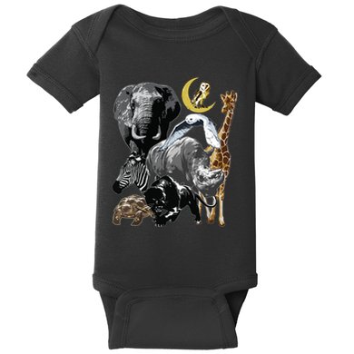 Zookeeper Jungle Animals Theme Safari Zoo Birthday Themed Baby Bodysuit