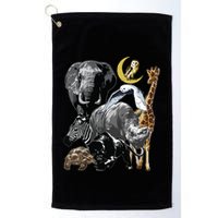 Zookeeper Jungle Animals Theme Safari Zoo Birthday Themed Golf Towel