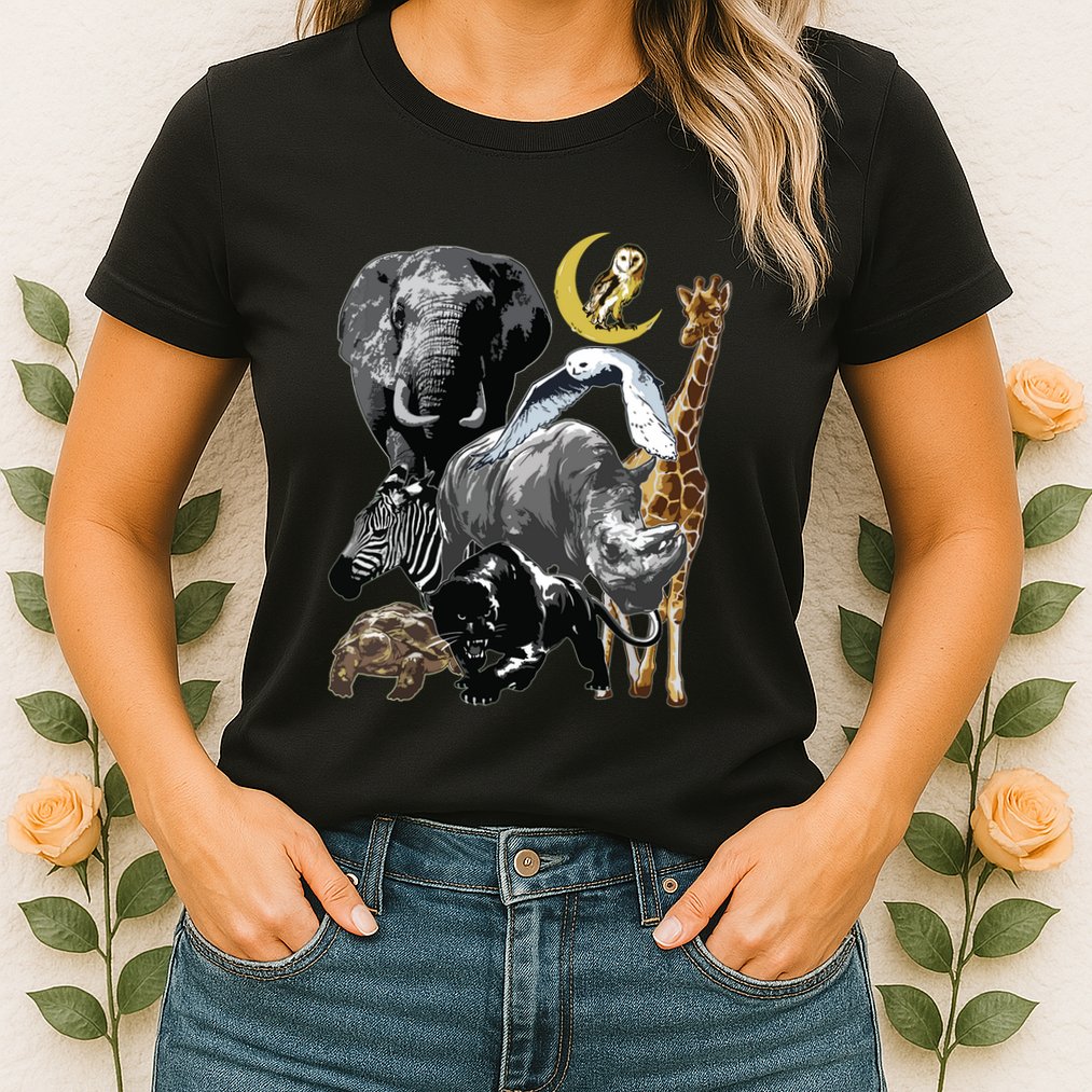 Zookeeper Jungle Animals Theme Safari Zoo Birthday Themed Womens T-Shirt