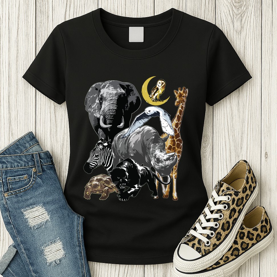 Zookeeper Jungle Animals Theme Safari Zoo Birthday Themed Womens T-Shirt