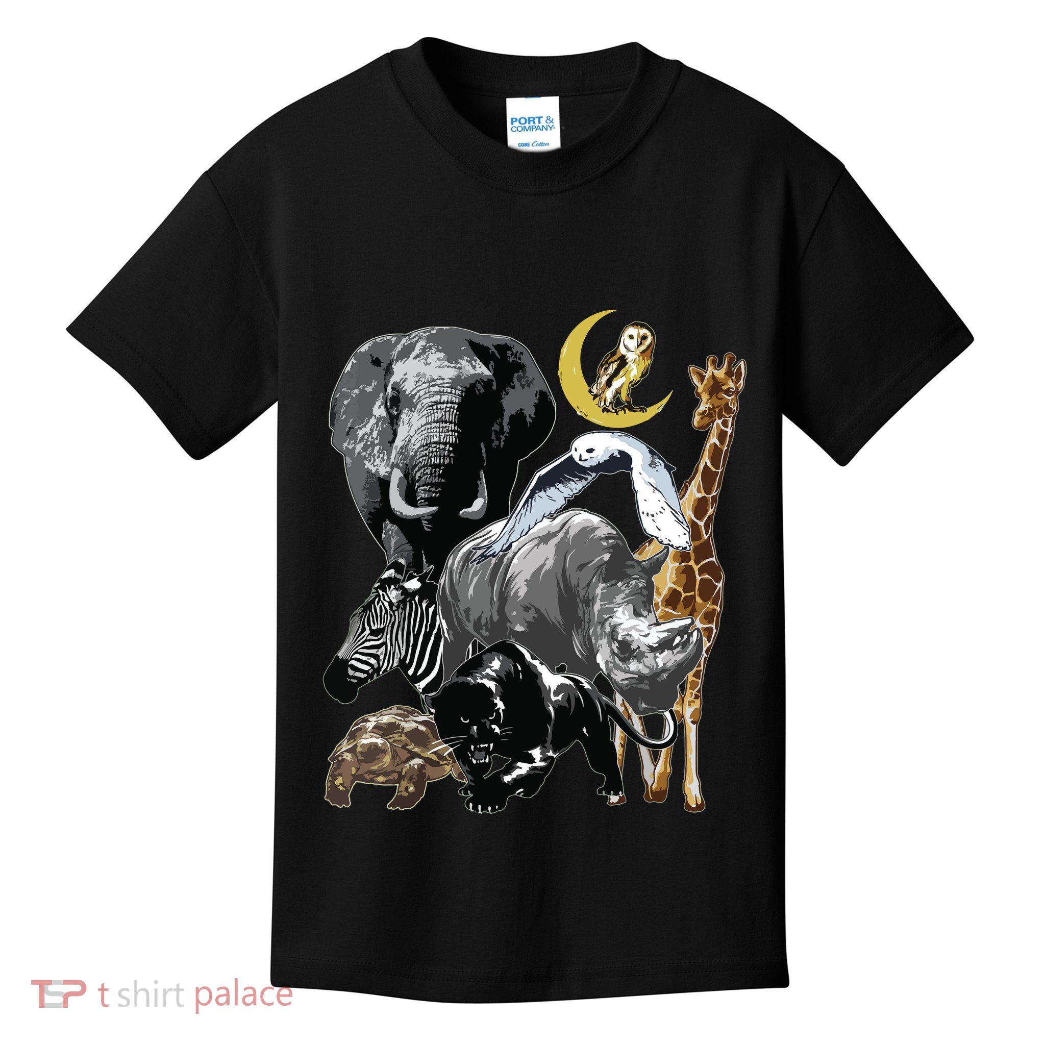 Zookeeper Jungle Animals Theme Safari Zoo Birthday Themed Kids T-Shirt