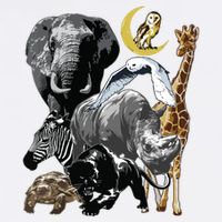 Zookeeper Jungle Animals Theme Safari Zoo Birthday Themed Garment-Dyed Sweatshirt
