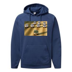 Zay Jones Oj Simpson Car Chase Performance Fleece Hoodie