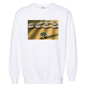 Zay Jones Oj Simpson Car Chase Garment-Dyed Sweatshirt