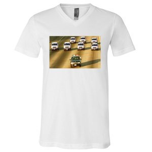 Zay Jones Oj Simpson Car Chase V-Neck T-Shirt