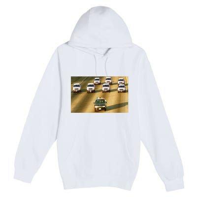 Zay Jones Oj Simpson Car Chase Premium Pullover Hoodie