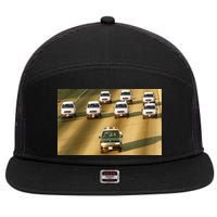 Zay Jones Oj Simpson Car Chase 7 Panel Mesh Trucker Snapback Hat