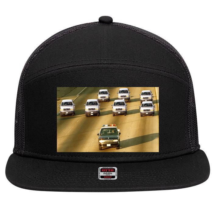 Zay Jones Oj Simpson Car Chase 7 Panel Mesh Trucker Snapback Hat