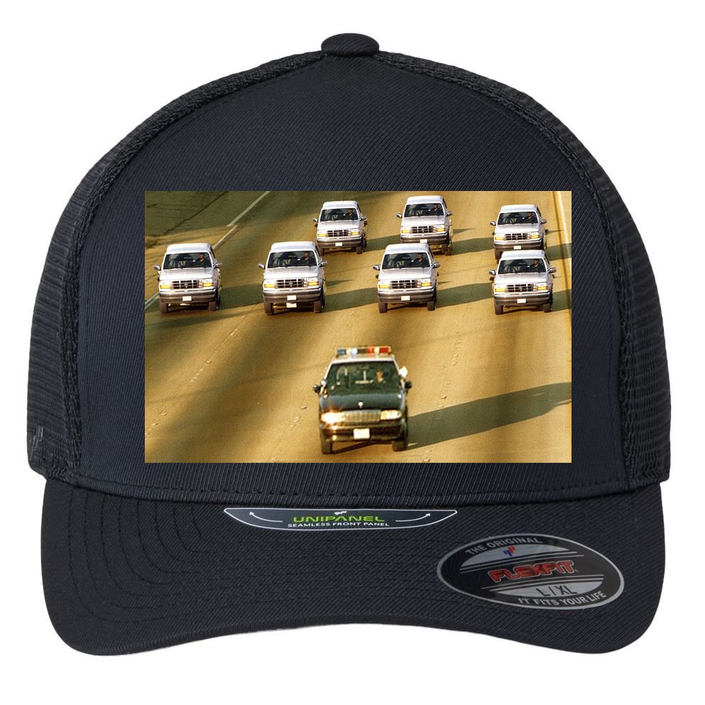 Zay Jones Oj Simpson Car Chase Flexfit Unipanel Trucker Cap