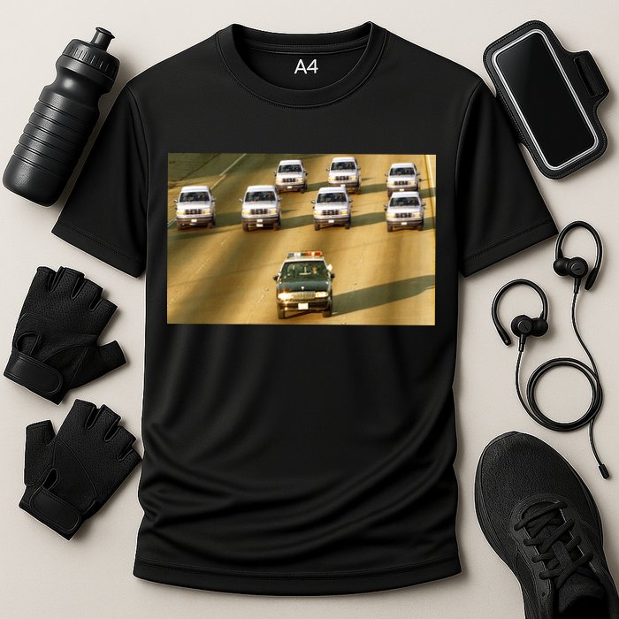 Zay Jones Oj Simpson Car Chase Cooling Performance Crew T-Shirt