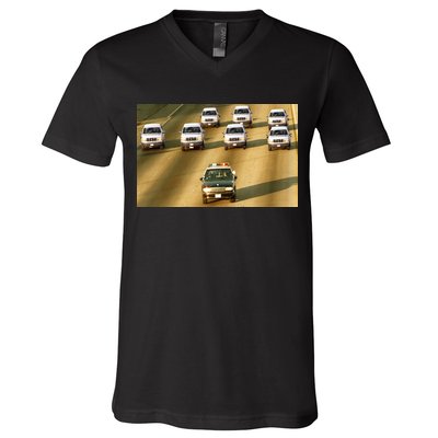 Zay Jones Oj Simpson Car Chase V-Neck T-Shirt