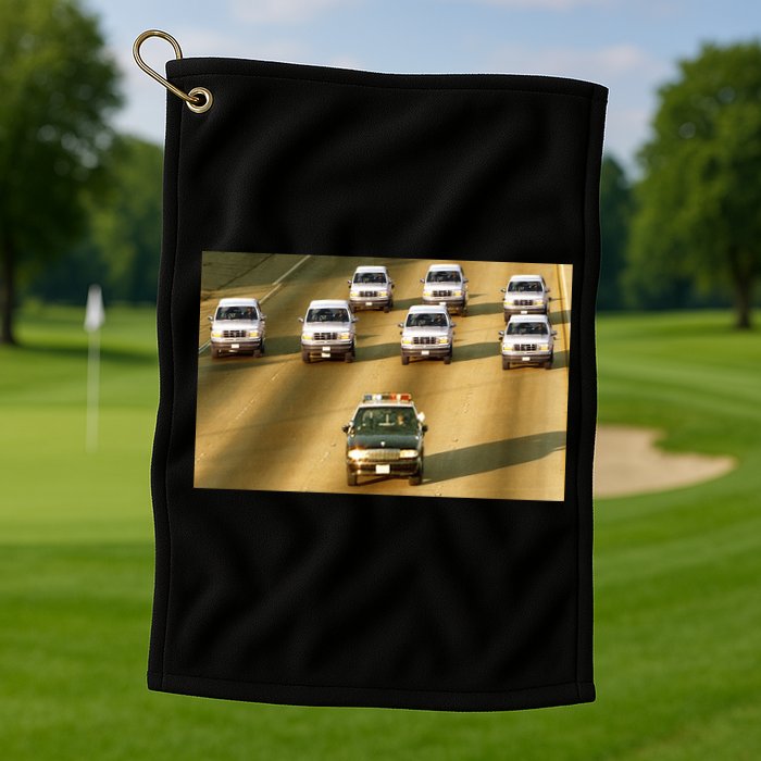 Zay Jones Oj Simpson Car Chase Golf Towel