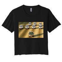 Zay Jones Oj Simpson Car Chase Women's Crop Top Tee