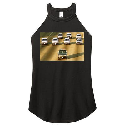 Zay Jones Oj Simpson Car Chase Women's Perfect Tri Rocker Tank