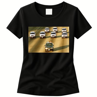 Zay Jones Oj Simpson Car Chase Womens T-Shirt