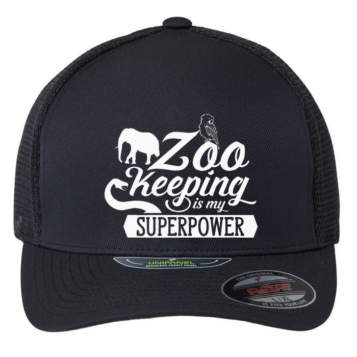 Zookeeper Job Zookeepers Zoo Keeper Zookeeping Flexfit Unipanel Trucker Cap