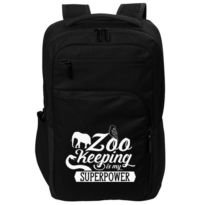 Zookeeper Job Zookeepers Zoo Keeper Zookeeping Impact Tech Backpack