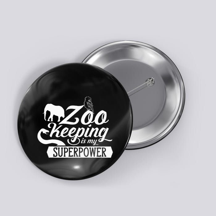 Zookeeper Job Zookeepers Zoo Keeper Zookeeping Button