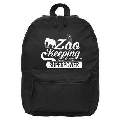 Zookeeper Job Zookeepers Zoo Keeper Zookeeping 16 in Basic Backpack