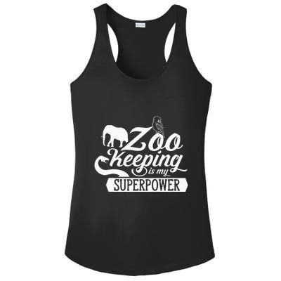 Zookeeper Job Zookeepers Zoo Keeper Zookeeping Ladies PosiCharge Competitor Racerback Tank