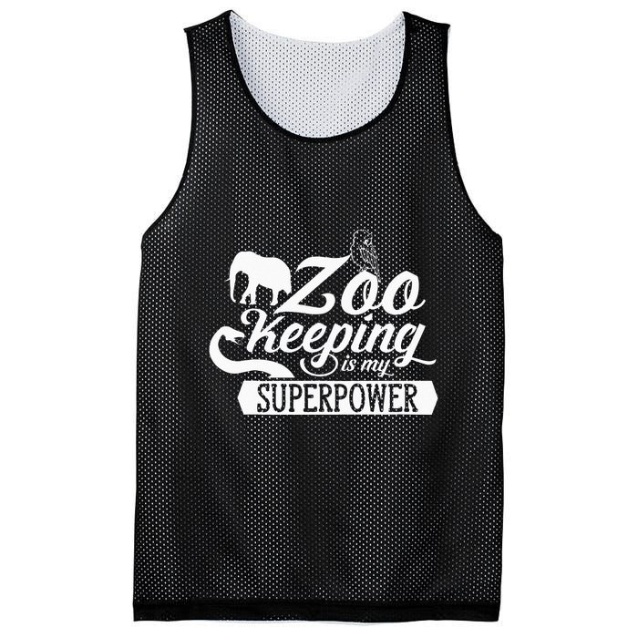 Zookeeper Job Zookeepers Zoo Keeper Zookeeping Mesh Reversible Basketball Jersey Tank