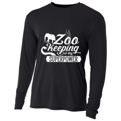 Zookeeper Job Zookeepers Zoo Keeper Zookeeping Cooling Performance Long Sleeve Crew