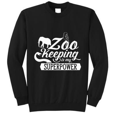Zookeeper Job Zookeepers Zoo Keeper Zookeeping Tall Sweatshirt