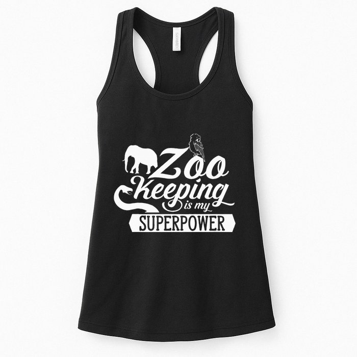 Zookeeper Job Zookeepers Zoo Keeper Zookeeping Womens Tank Top