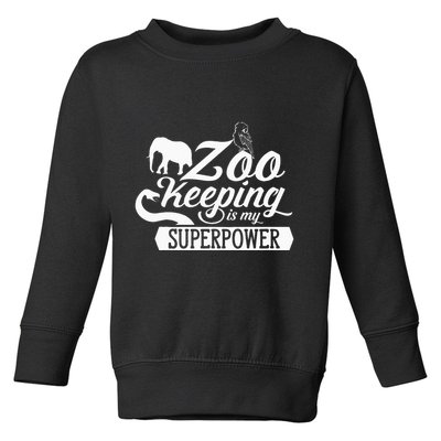 Zookeeper Job Zookeepers Zoo Keeper Zookeeping Toddler Sweatshirt