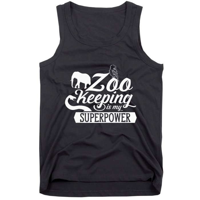 Zookeeper Job Zookeepers Zoo Keeper Zookeeping Tank Top
