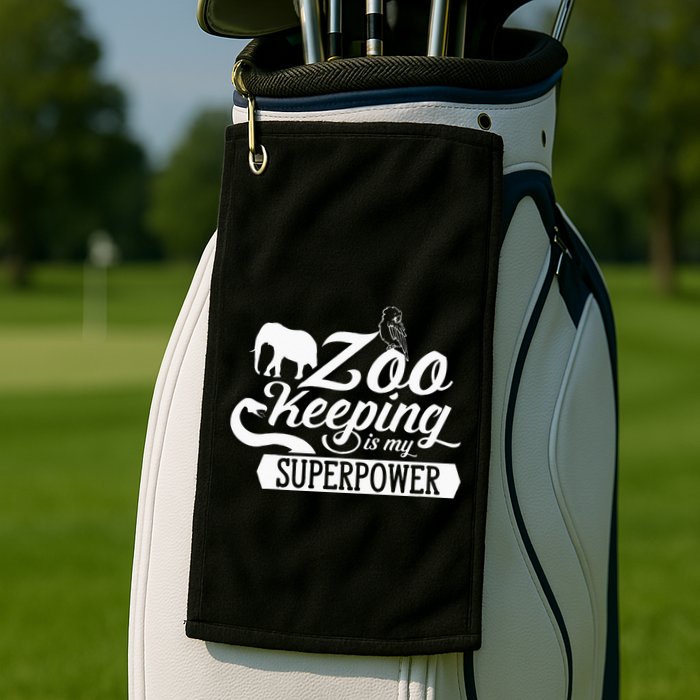 Zookeeper Job Zookeepers Zoo Keeper Zookeeping Golf Towel